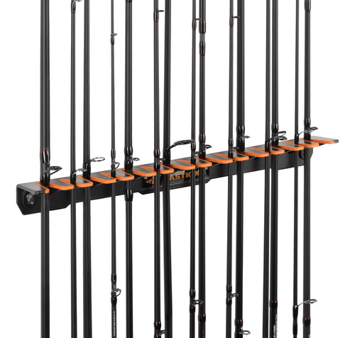 Soporte Vertical Para 15 Cañas De Pescar En Pared