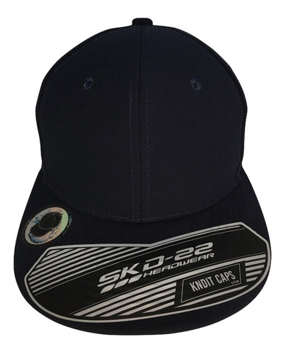 Gorra Plana Poliester Doble Botón 4 Piezas