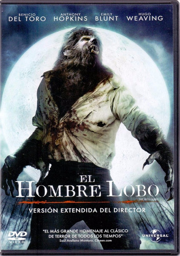El Hombre Lobo 2010 Benicio Del Toro Pelicula Dvd