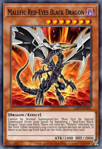 Malefic Red-eyes B. Dragon - Ultra Rare - Yugioh!