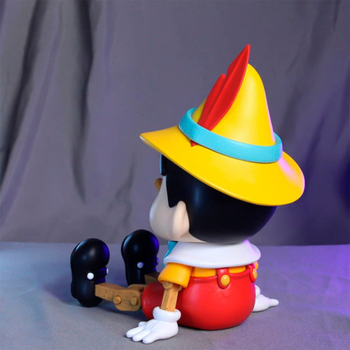 Figura Crayon Shin Chan 16cm Pinocho Colección Anime