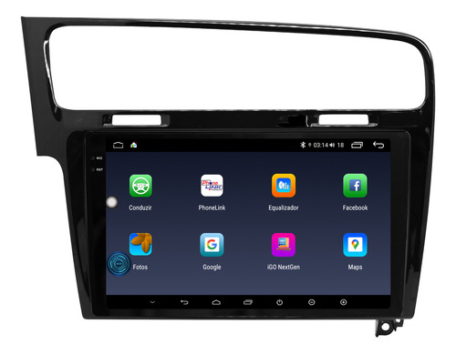 Multimidia Golf 13/2021 Android 4gb 64gb Carplay 9p 4g 2k