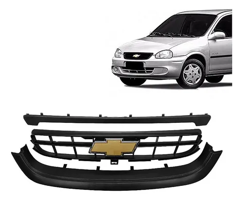 comprar Grade Preta Com Emblema Dourado Corsa Classic 2000 A 2010