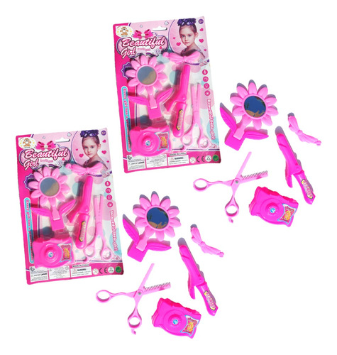 12 Set Kits De Belleza Peinado Juguete Niñas Fiesta Económic