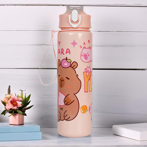 700ml Capybara Linda Taza De Agua Con Botella De Agua Viaje