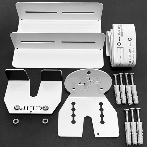 Imagem 6 de 10 de 2 Suportes Para Pendurar 2 Bicicletas Ideal P/ Pedal De Clip