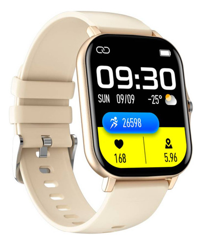 Reloj Inteligente Smartwatch Kt48 Dorado