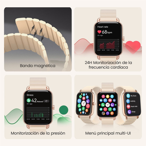 Haylou Rs4 Plus Bt5.2 Reloj Inteligente 1.78 Pantalla Amoled