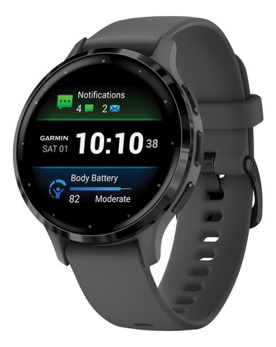 Smartwatch Garmin Venu 3s Acero Y Silicón