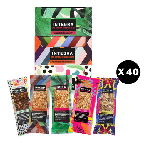 Barritas Integra - 4 Cajas X 10 Unidades - Elegís Vos