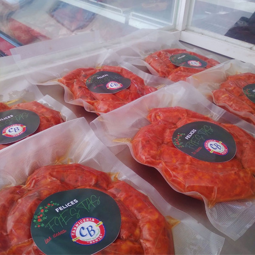 Chorizo Toluqueño Artesanal 3kg Con Almendras Y Pasas