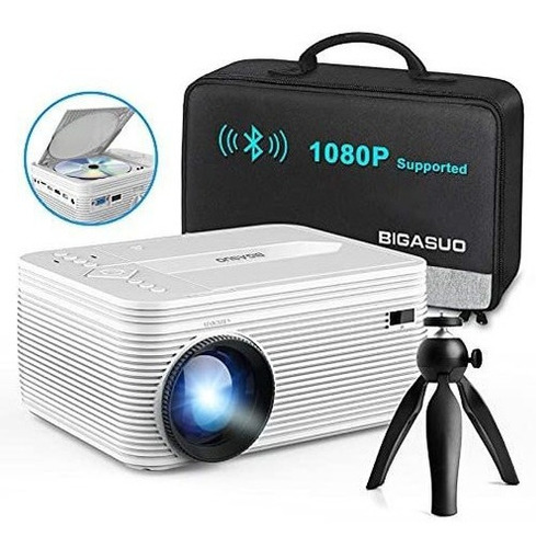 Proyector Full Hd Bluetooth Con Reproductor De Dvd 