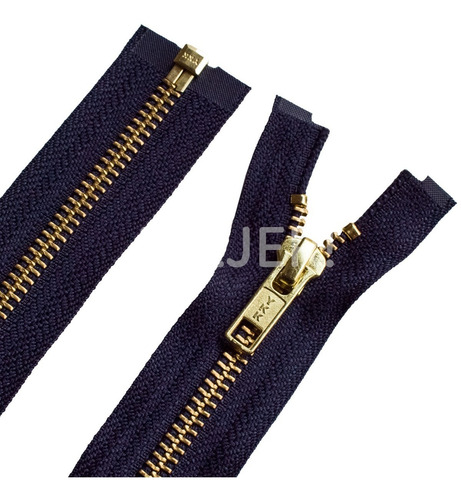 Cierres Metal Bronce Ykk Desmontable Cad 5 Automático 55cm