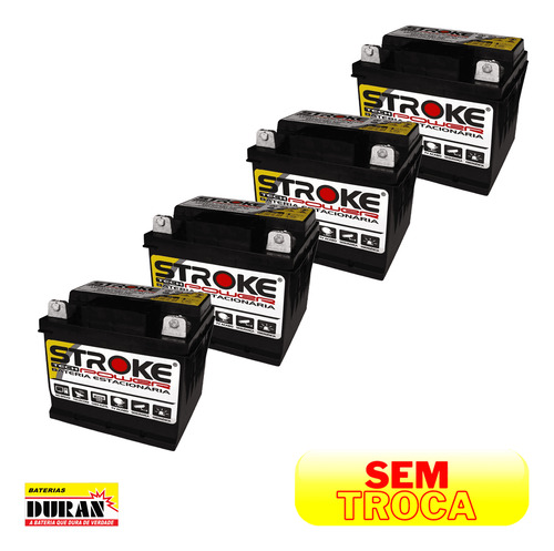 Kit4 Baterias Estacionária Df700 12v Nobreak Energia Solar