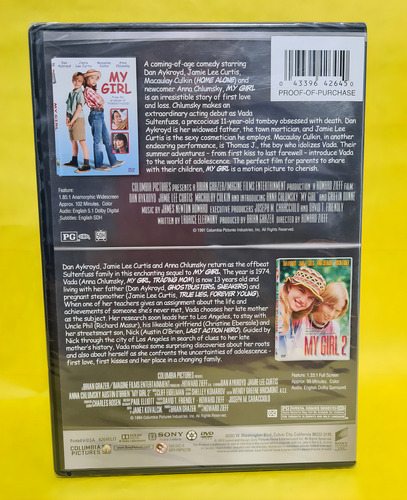 Mi Primer Beso My Girl 1 Y 2 Peliculas Importadas Dvd