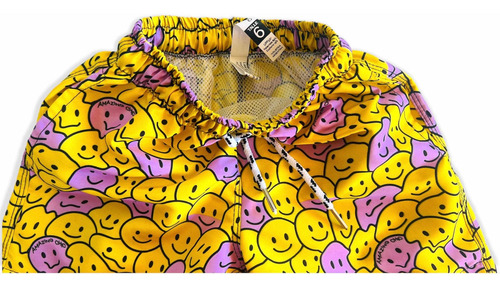 Short De Baño Niño Microfibra Con Sosten Red Emoji Smile Env