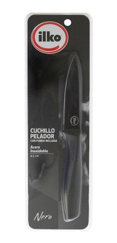 Imagen 7 de 12 de Cuchillo Pelador 9 Cm Acero Inoxidable Nero Ilko