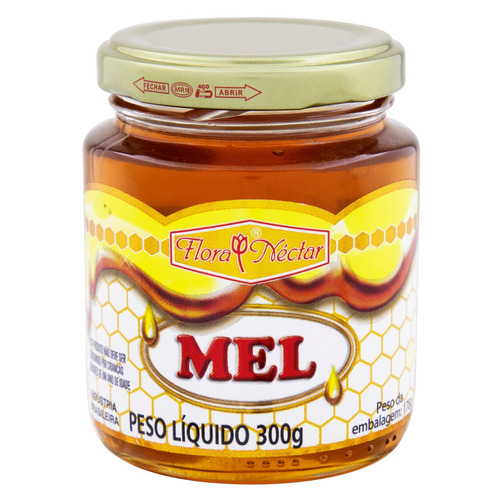 Imagem 2 de 3 de Mel líquido Flora Néctar sem glúten 300 g