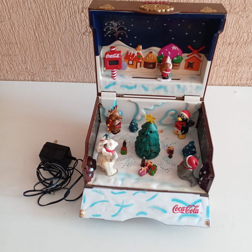 Cofre Del Tesoro De La Navidad Coca Cola - De Colección (Usado)