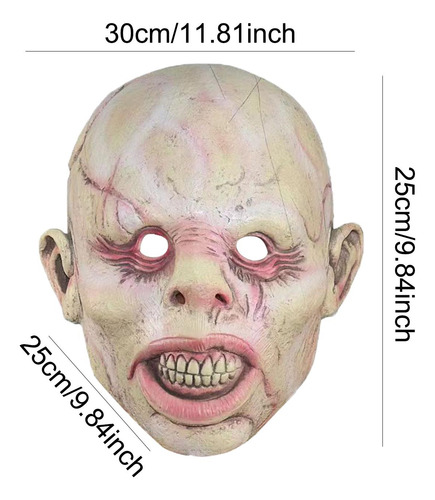 Máscara De Halloween, Máscara Aterradora Espeluznante,