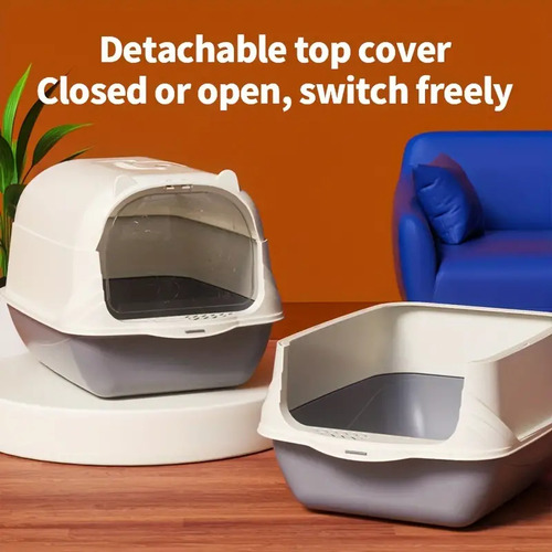Caja Sanitaria Cerrada Grande Genérica Para Gatos