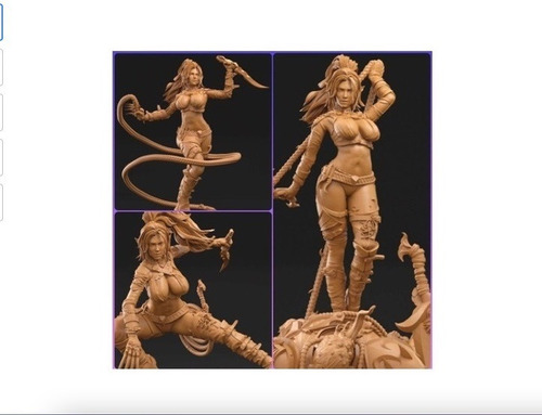 Archivo Digital Stl Dark Elfa 3 Poses Print 3d Y094