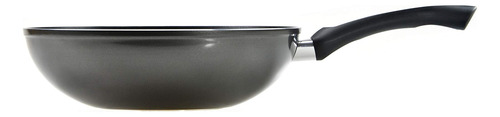 Sartén Antiadherente De Inducción Tipo Wok 28 Cm Gris