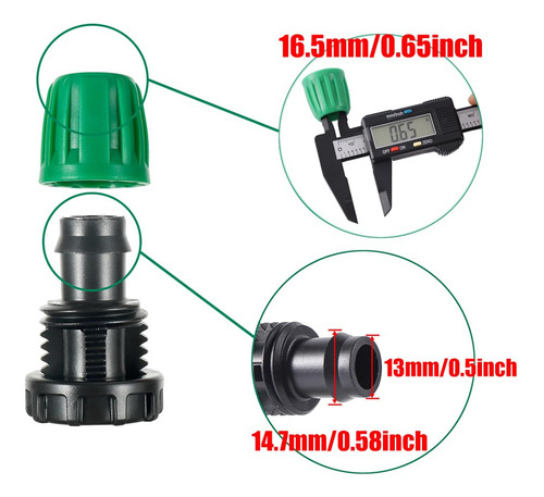 Enchufe De Tubería De 12 Mm Accesorios De Riego Estanques