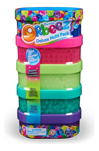 Orbeez Multipack 2000 Bolas De Gel En 5 Envases Sensorial