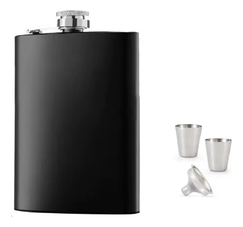 comprar Set Petaca 8 Onzas + Vasitos Y Embudo