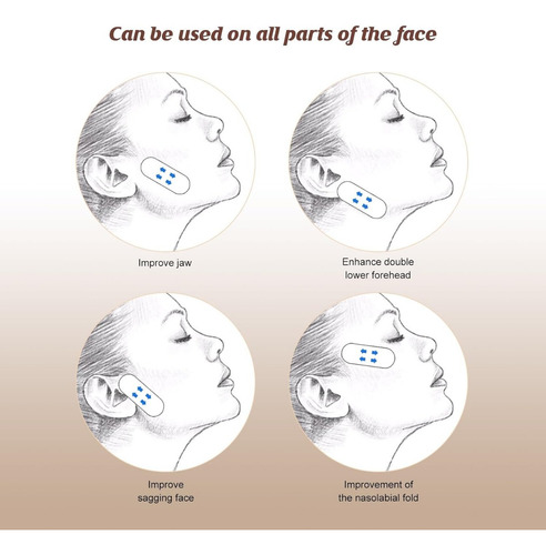 Cinta De Estiramiento Facial Para Piel Flácida Invisible60