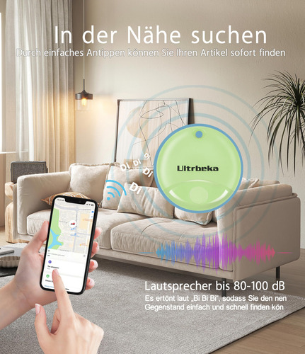 Rastreador Bluetooth Ultrbeka Air Tag, Paquete De 4 Unidades