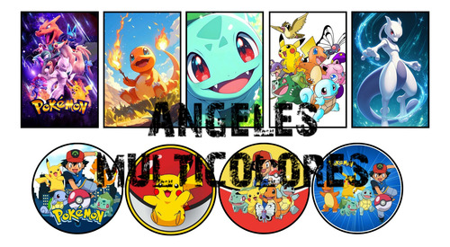 Kit Imprimible Album De Figuritas Para Souvenir Pokémon