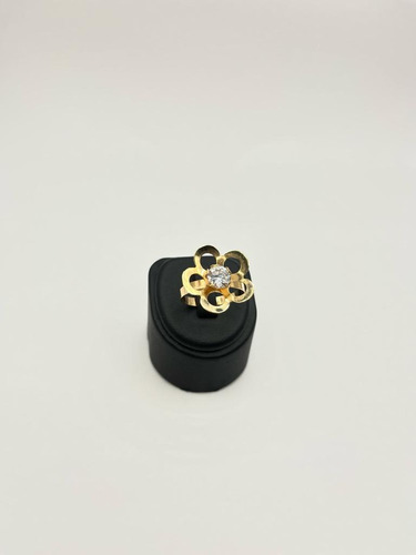 Anillo Flor Oro 18 Kilates