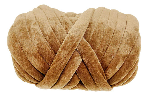 Hilo Grueso Para Tejer A Mano, Lavable, 500g, Marrón