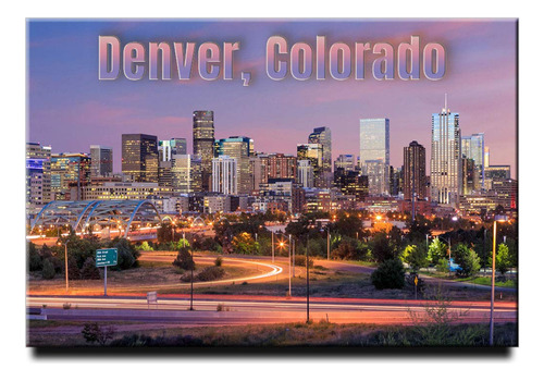 Recuerdo Viaje Colorado Iman Refrigerador Denver
