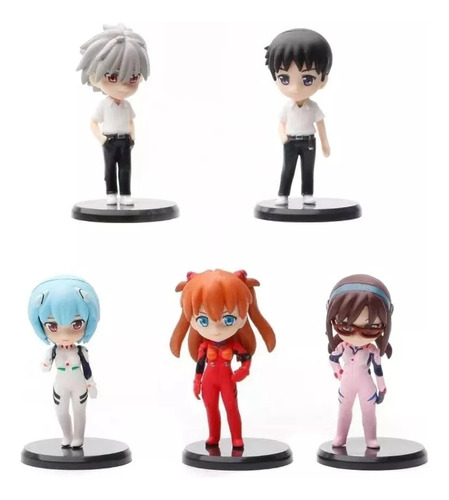 Neon Genesis Evangelion Colección 5 Figuras