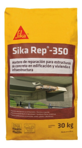 Mortero Para Reparación De Concreto Sikarep -350 30kg