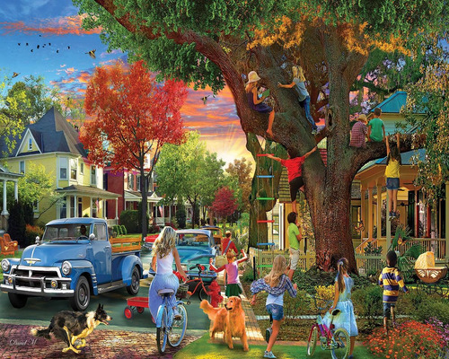 White Mountain Puzzles - El Barrio - Rompecabezas De 1000 Pi