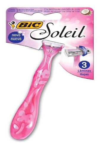 Bic Soleil Women Rastrillo Rosa 3 Laminas 1 Pieza 