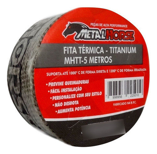 Fita/manta Térmica Titanium - Rolo De 5 Metros (termotape)