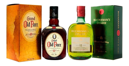 Whisky Old Parr 12 Años + Buchanans Deluxe 12 Envio Gratis. 