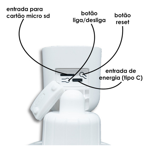 Camera Wifi Externa Segurança Bateria Ip Orbitronic