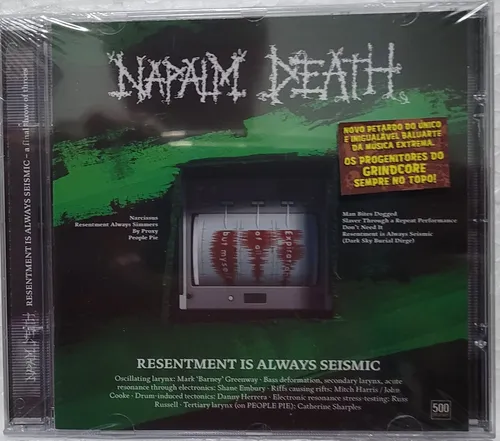 comprar 20% Napalm Death - Resentment Always 24 Death(lm\u002Fm)cd Nac+