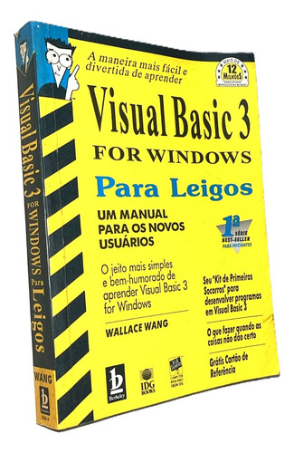 Visual Basic 3 For Windows Para Leigos Wallace Wang (Usado)