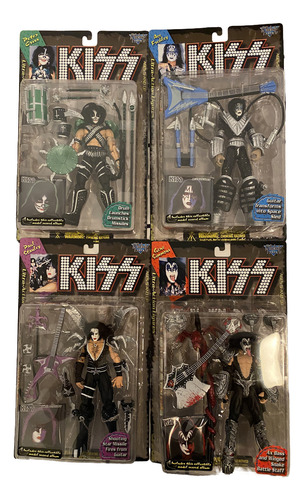 Kiss Mini Lps -figuras De Acción -caja Original Impecables