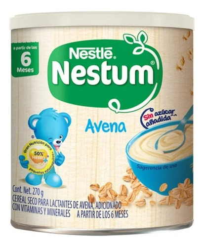Nestum Avena A Partir De 6 Meses Lata 270 G