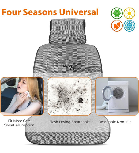 Sojoy Isotowel Funda De Asiento De Coche Para Asiento Delant