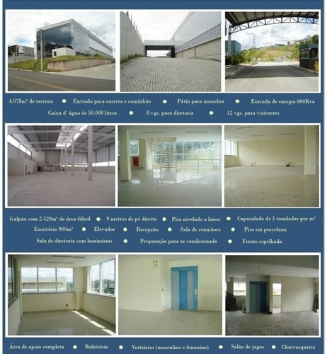 Imagem 1 de 1 de Galpão De 3.556.95 M² Em Cajamar - 396