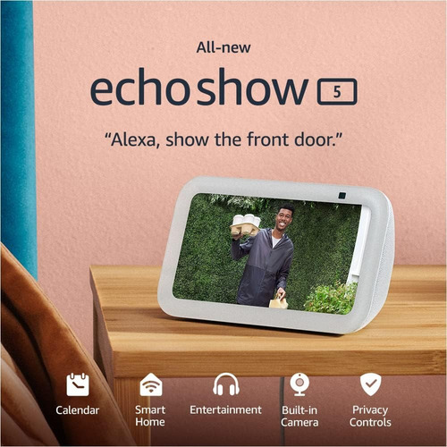 Echo Show 5 3 Generación, Versión Color Glacier White